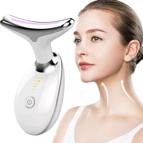 Masajeador facial con terapia de luz LED